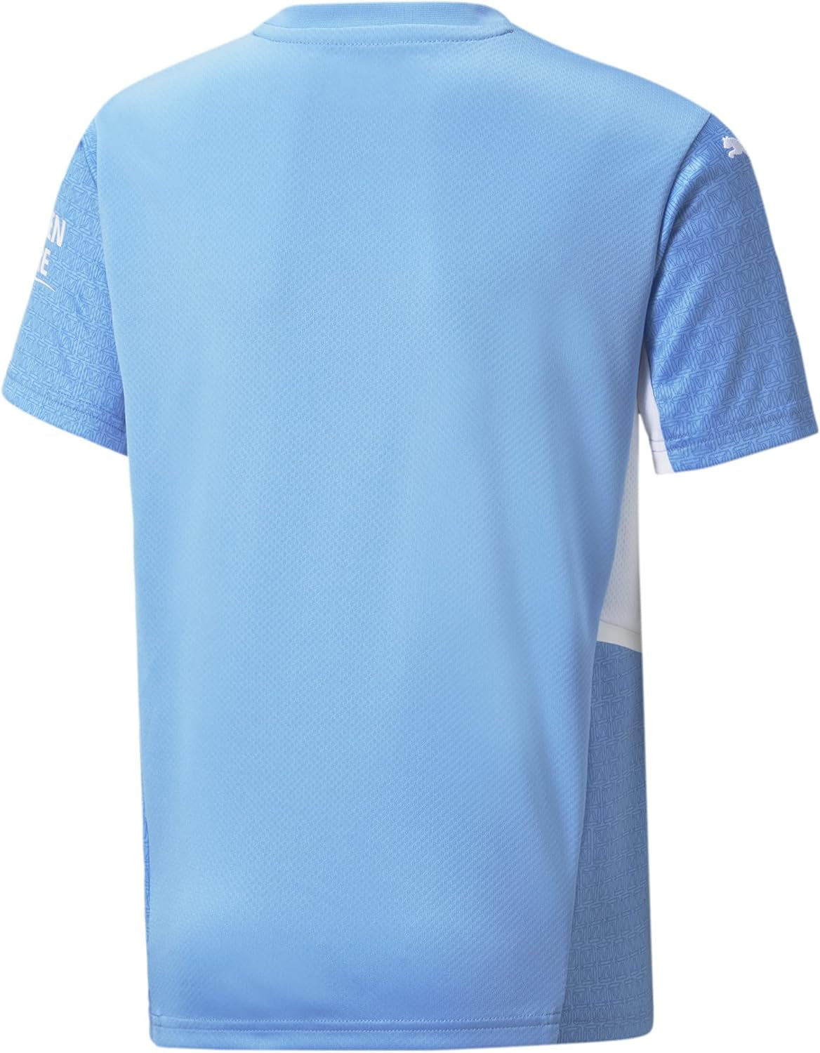 PUMA Manchester City 2021/22 Kids Short Sleeve Home Soccer Shirt Blue