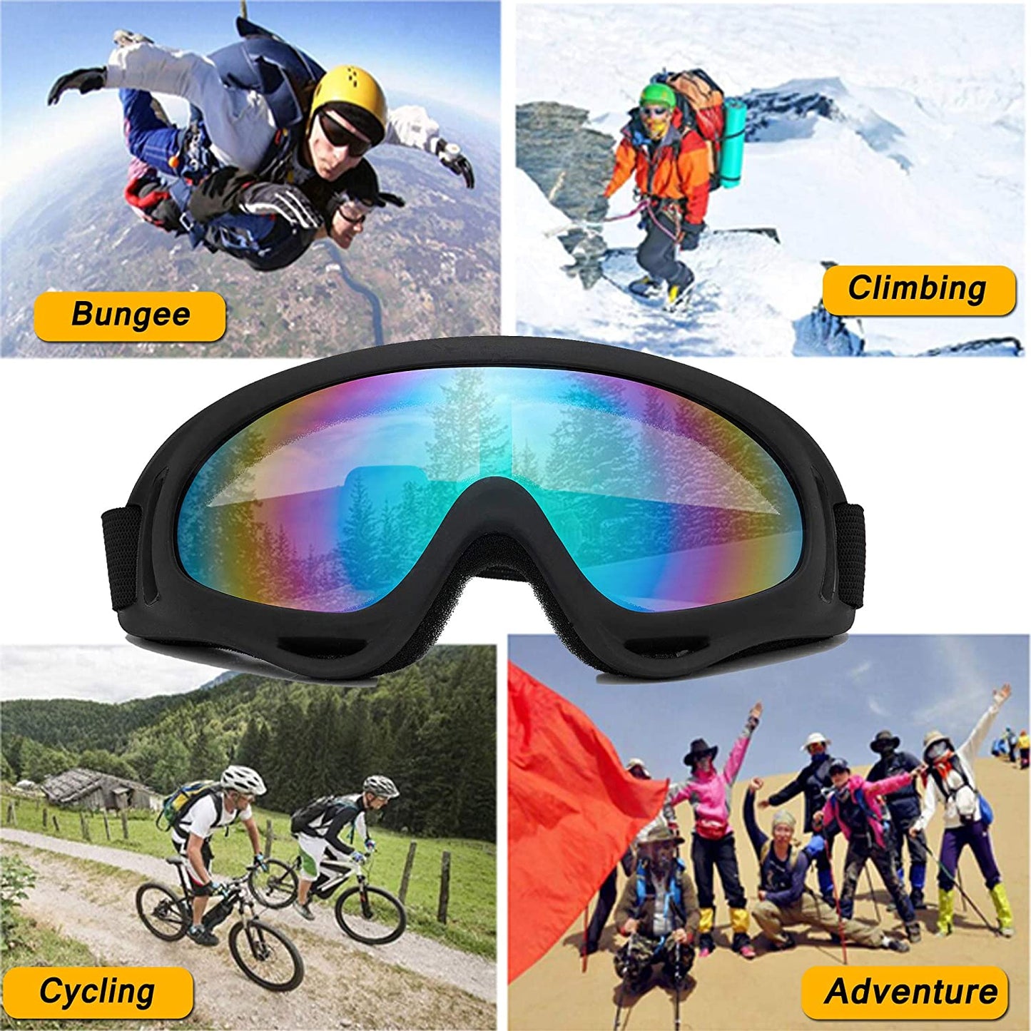 Lelinta Ski Goggles Snowboard Goggles for Men Women & Youth, Snow Goggle