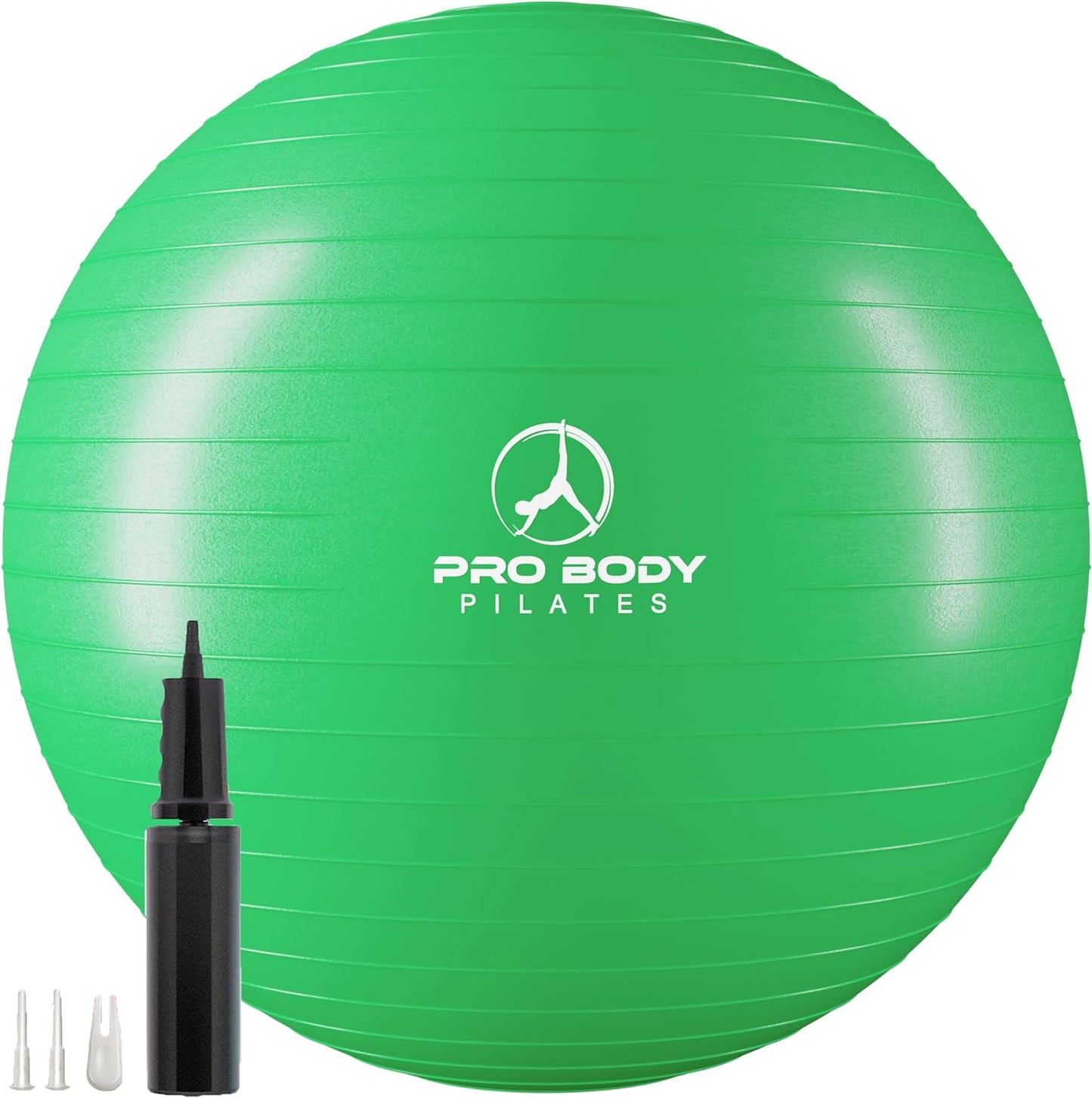 Probody Pilates Exercise Ball - Multiple Sizes Gym Grade Balance Ball for Fitness, Yoga, Workout, Pregnancy & Physical Therapy
