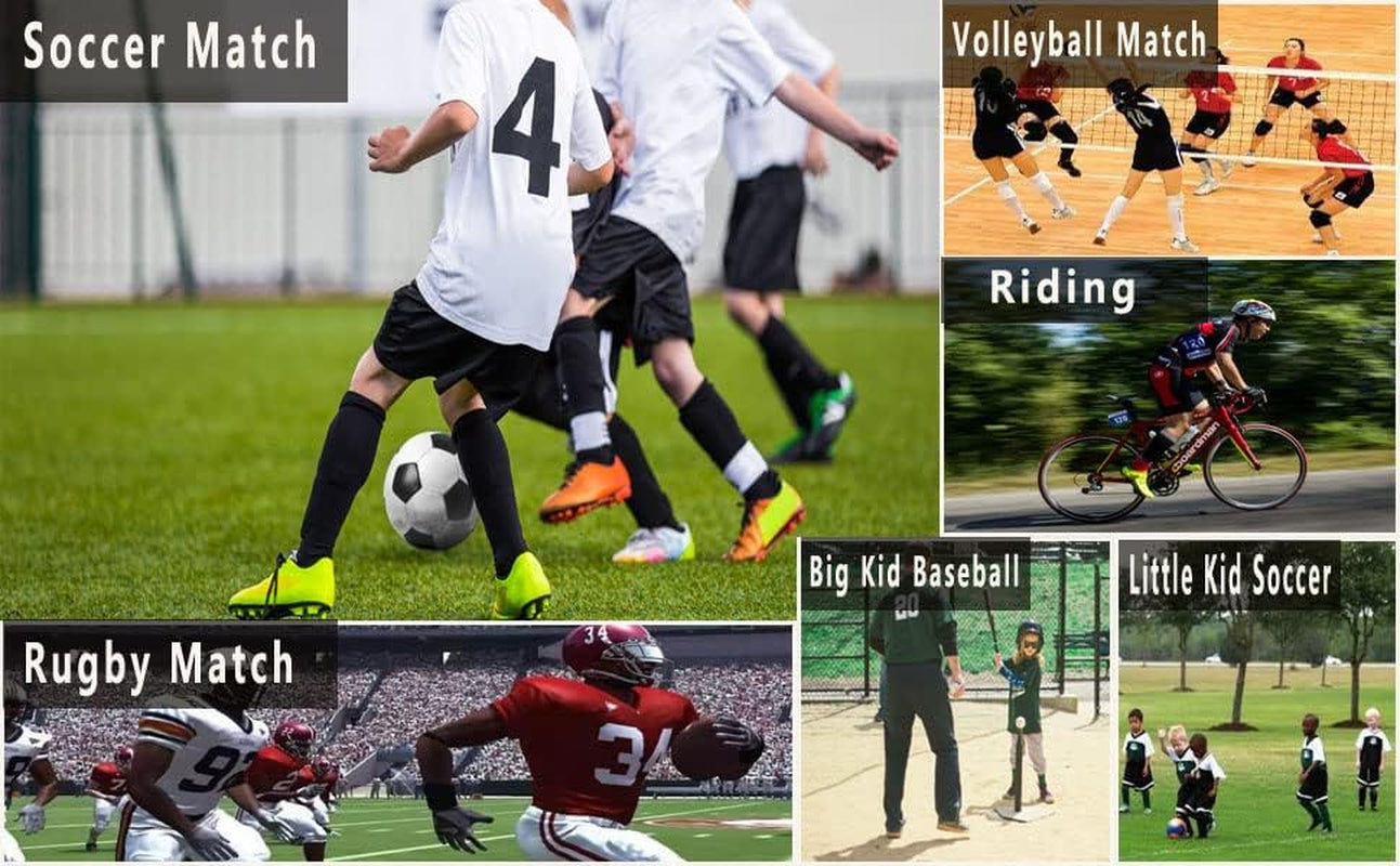 Soccer Socks 3/12 Pairs Team-Sport Knee High Breathable Football Socks for Men Youth Kids Boys