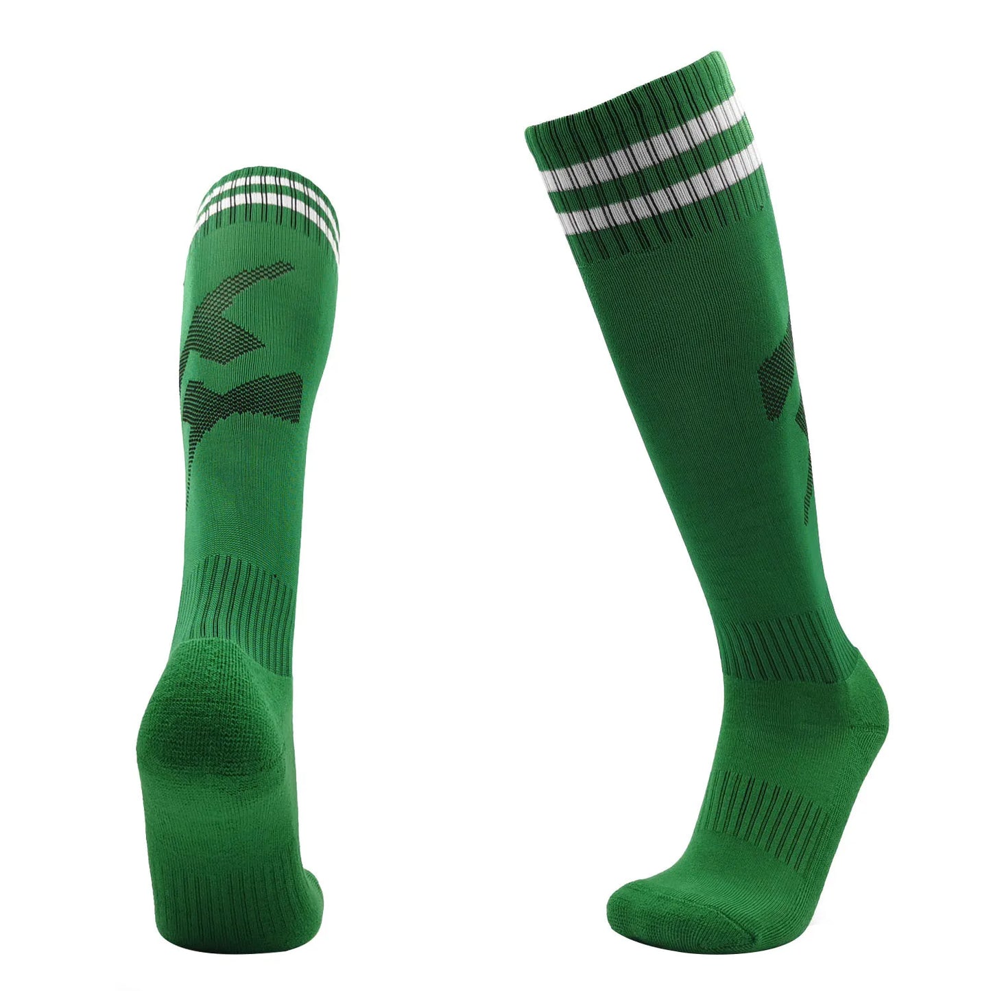 Adults Kids Quality Soccer Football Stockings High Socks Long Tube Knee Cotton Legging Baseball Running Sport Children Socks