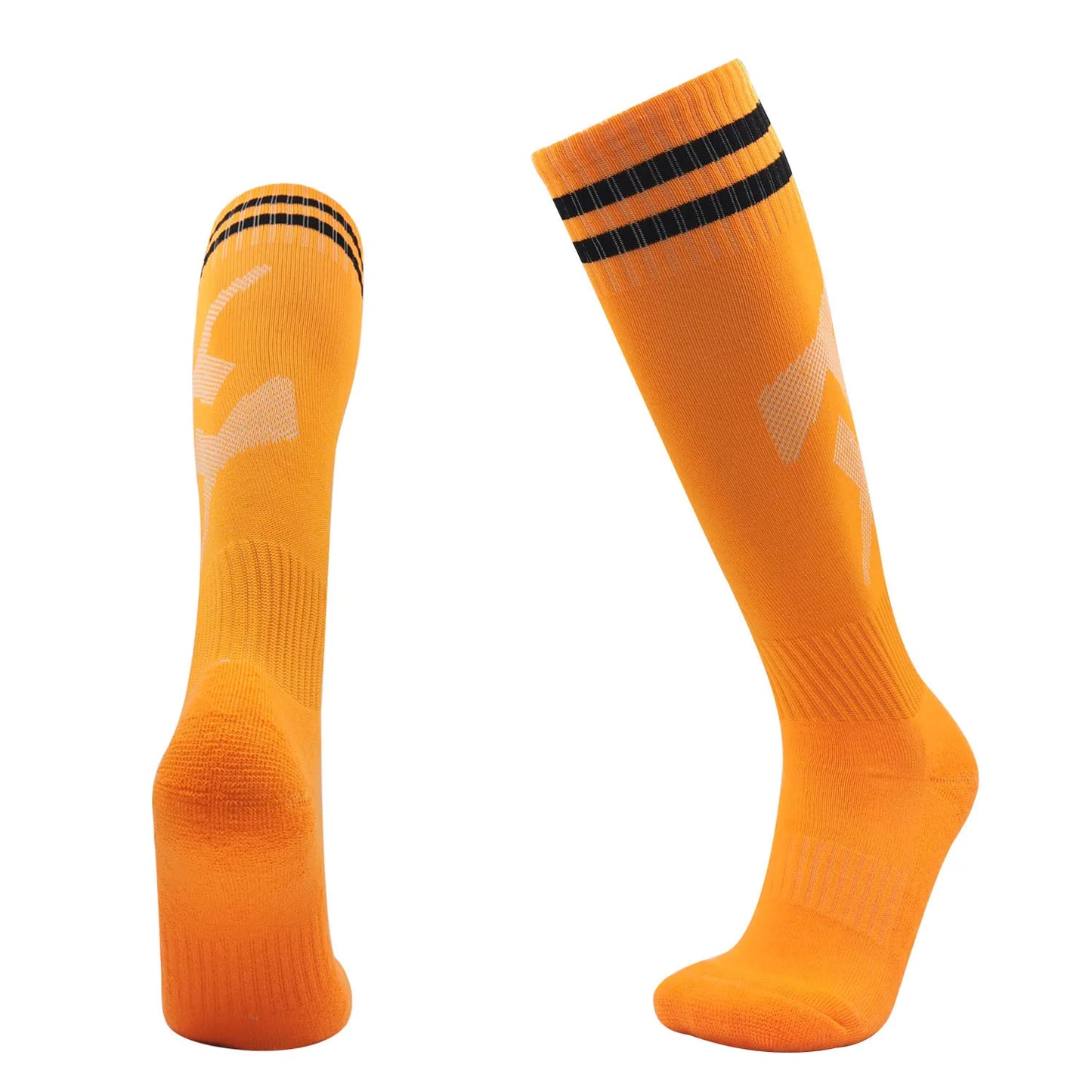 Adults Kids Quality Soccer Football Stockings High Socks Long Tube Knee Cotton Legging Baseball Running Sport Children Socks