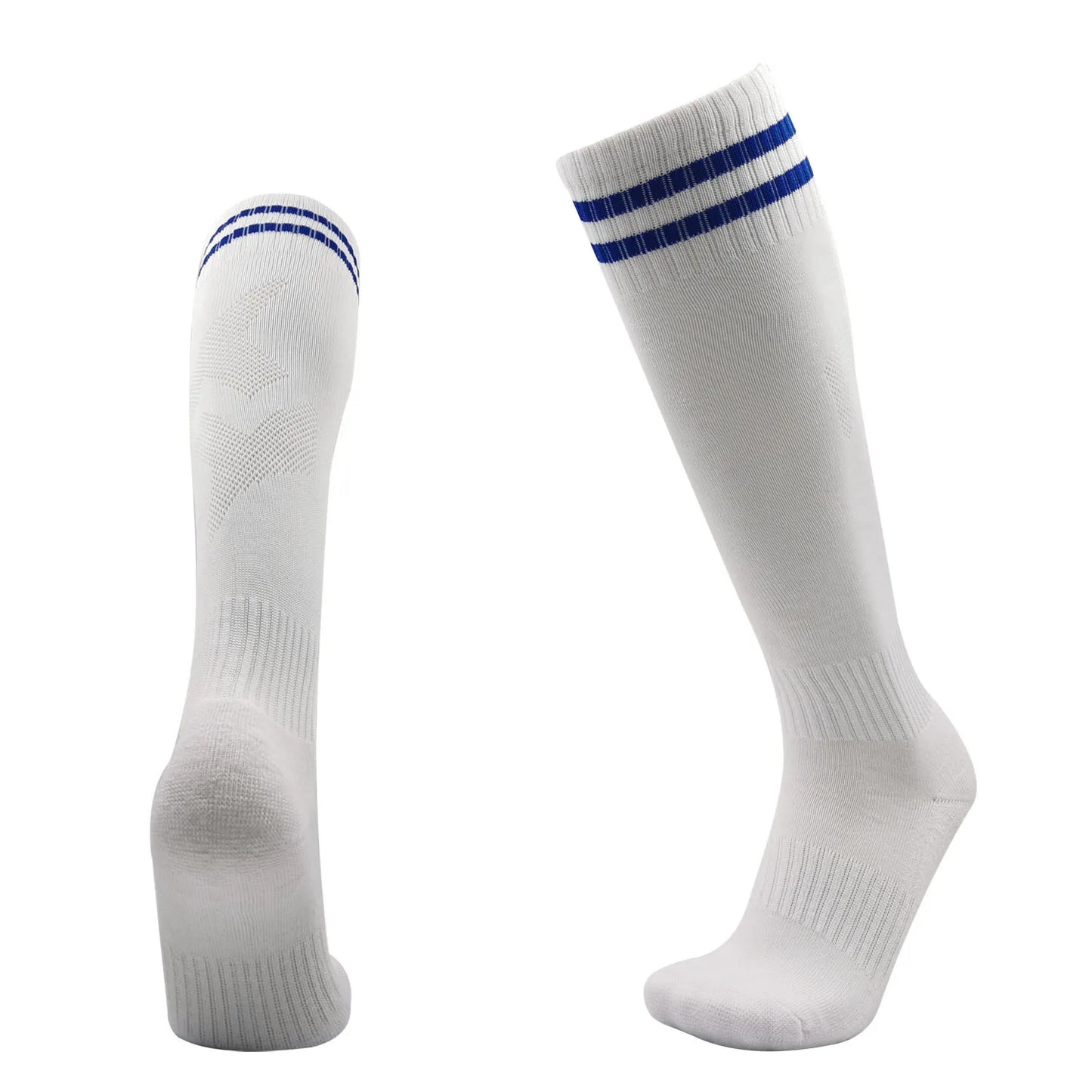 Adults Kids Quality Soccer Football Stockings High Socks Long Tube Knee Cotton Legging Baseball Running Sport Children Socks