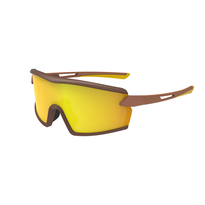 Sunok high brand gold tinted sunglasses