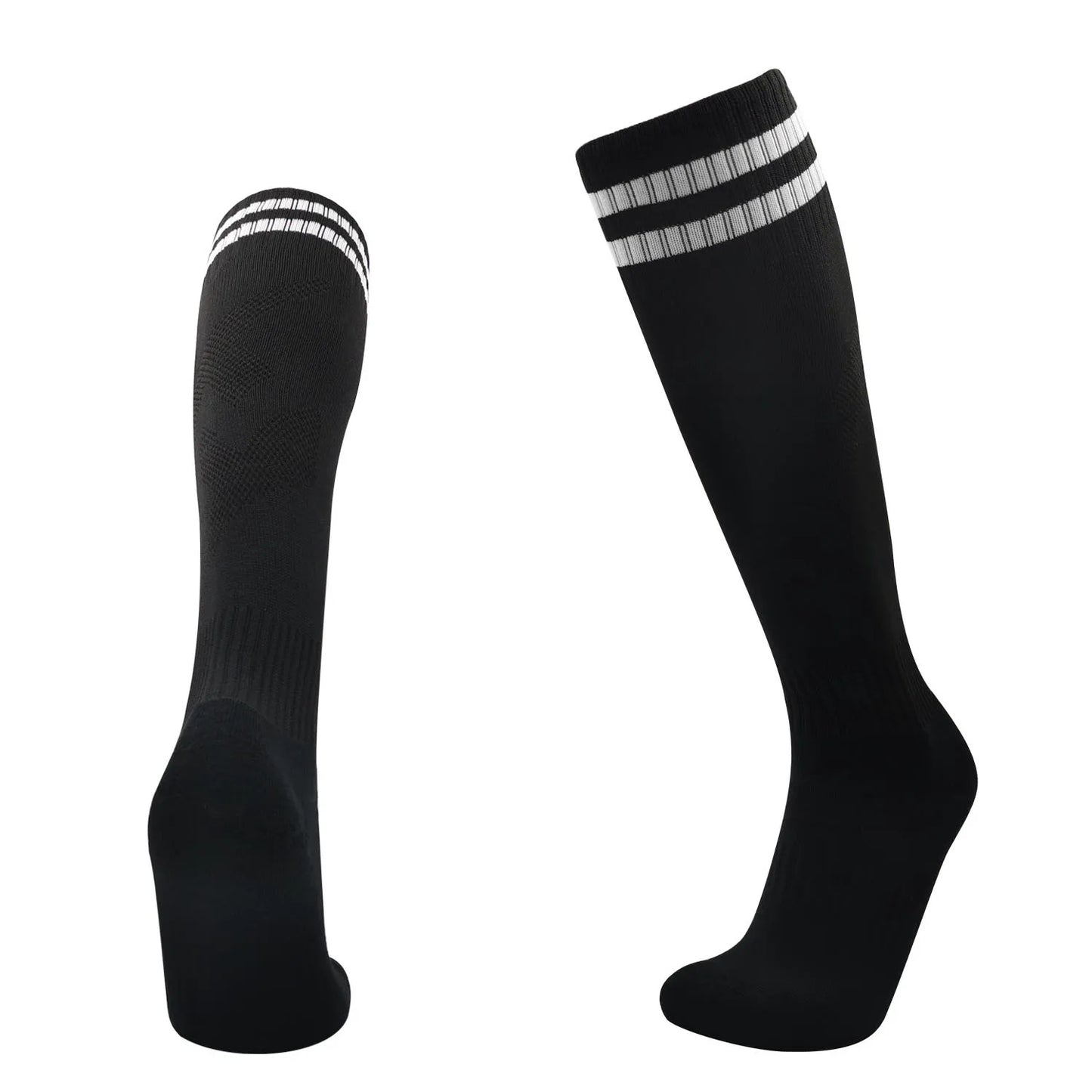 Adults Kids Quality Soccer Football Stockings High Socks Long Tube Knee Cotton Legging Baseball Running Sport Children Socks