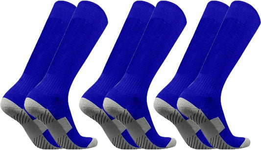 Soccer Socks 3/12 Pairs Team-Sport Knee High Breathable Football Socks for Men Youth Kids Boys
